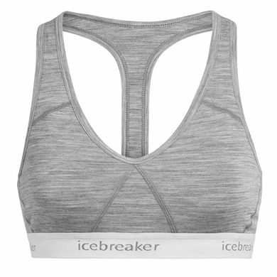 ICEBREAKER W Sprite Racerback Bra, METRO HTHR