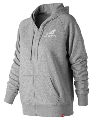 NEW BALANCE WJ91524AG - ESSE FZ HOODIE grey