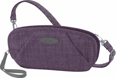 KEEN HAZEL WRISTLET WALLET CROSS HATCH washed purple - kapsička