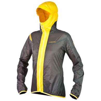 LA SPORTIVA Oxygen Evo Windbreaker Jkt M, GREY/YELLOW