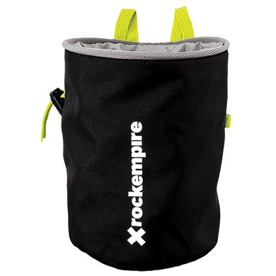 ROCK EMPIRE Chalk Bag Basic Black/Lime