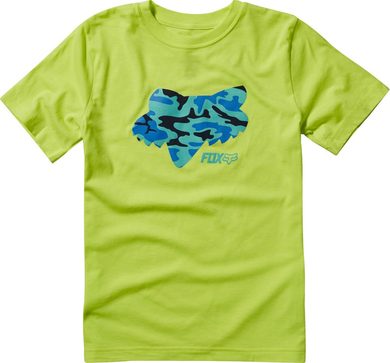 FOX Youth Stenciled Ss Tee, yellow