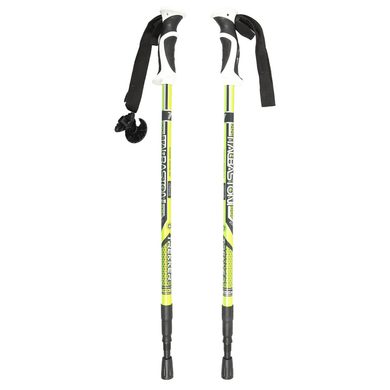 YATE TREKKER Antishock Teleskopické hole zelené