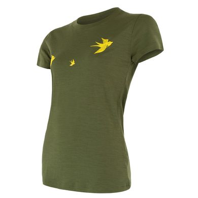 SENSOR MERINO ACTIVE PT SWALLOW women's shirt safari