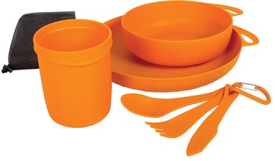 Delta Camp Set (Bowl, Plate, Mug, Cutlery) Orange