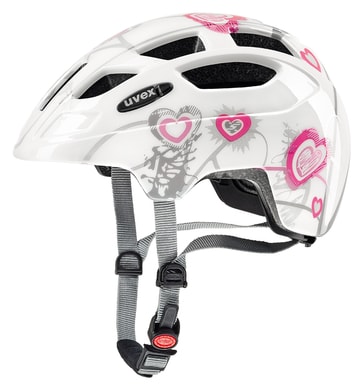 UVEX FINALE JUNIOR LED heart white pink 2019