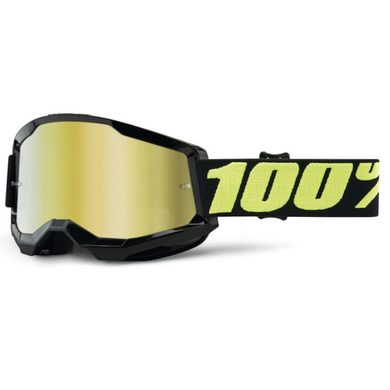 100% STRATA 2 Goggle - Upsol - Mirror Gold Lens