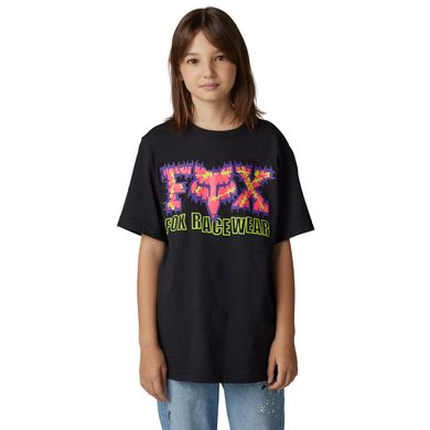 FOX Yth Barb Wire Ii Ss Tee, Black