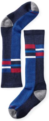 SMARTWOOL KIDS WINTERSPORT STRIPE, navy