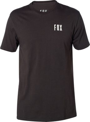 FOX Fault block ss premium tee Black Vintage