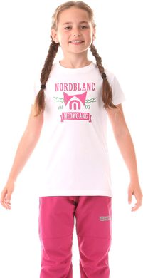 NORDBLANC NBFKT5971S MEOW bílá - dětské tričko