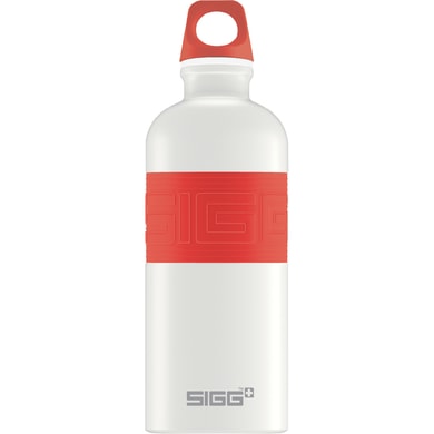 SIGG CYD pure white touch red 0.6 L - Lahev