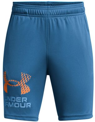 UNDER ARMOUR Tech Logo Shorts, Photon Blue / Atomic