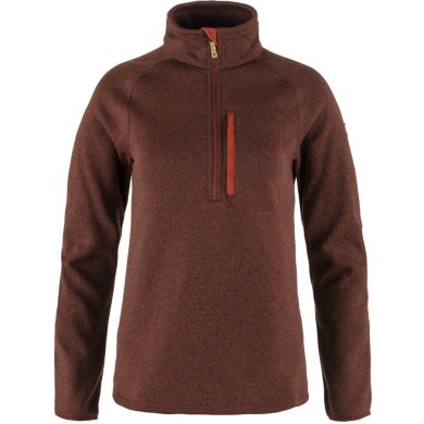 FJÄLLRÄVEN Övik Fleece Half Zip W, Autumn Leaf