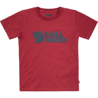 FJÄLLRÄVEN Kids Fjällräven Logo T-shirt Pomegranate Red