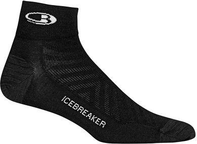 ICEBREAKER M Run+_Ultralight Mini BLACK/SNOW