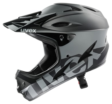 UVEX HLMT 9 black dark silver - dh helmet black