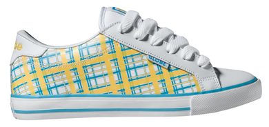 GLOBE CHALICE GIRLS LIGHT LEMON/BLUE PLAID