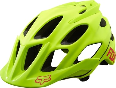 FOX 15940-130 FLUX OPTIK Flo Yellow - cyklistická helma