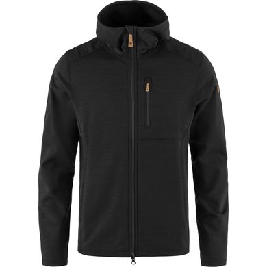 FJÄLLRÄVEN Keb Fleece Hoodie M, Black