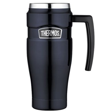 THERMOS Waterproof thermo mug with handle 470 ml dark blue