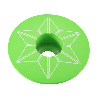 SUPACAZ Star Capz - Powder Coated - Neon Green (powder coated)