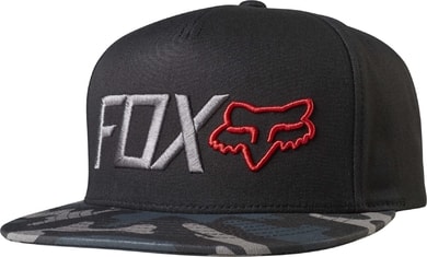 FOX Obsessed Snapback, black camo