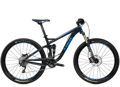 TREK FUEL EX 7/29" BLACK/BLUE - celoodpružené horské kolo