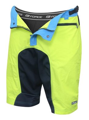 FORCE MTB-11 s odnímatelnou vložkou fluo