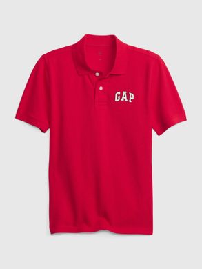 GAP 559938-00 Dětské polo tričko s logem Červená