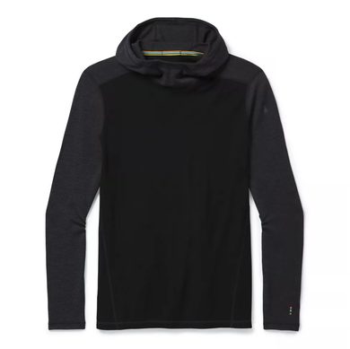 SMARTWOOL M MERINO 250 BASELAYER HOODIE black-charcoal