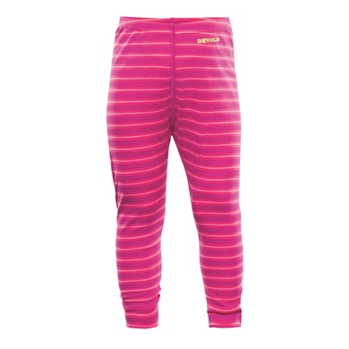 DEVOLD 180-105 512 BREEZE FUCHSIA STRIPES - dětské kalhoty