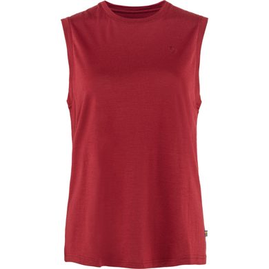 FJÄLLRÄVEN Abisko Wool Tank Top W Pomegranate Red