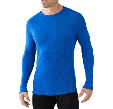 SMARTWOOL M MERINO 200 BASELAYER CREW, bright blue