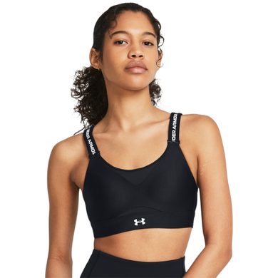 UNDER ARMOUR Infinity High Bra, Black / White