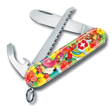 VICTORINOX 0.2373.E3 Můj první kapesní nůž Victorinox, Set, Parrot Edition