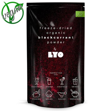 LYOFOOD Černý rybíz v prášku 335 g