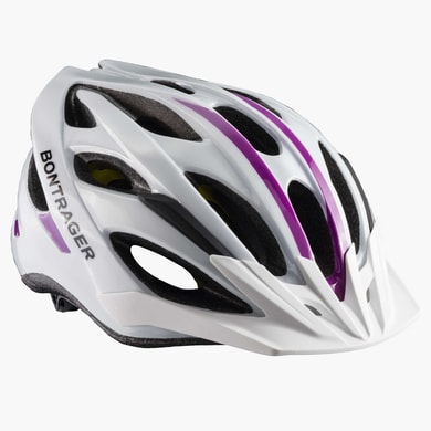 BONTRAGER SOLSTICE WSD MIPS White/Purple - Cycling helmet