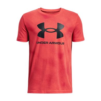 UNDER ARMOUR SPORSTYLE LOGO AOP SS-RED