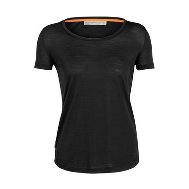 ICEBREAKER W Sphere II SS Scoop Tee, BLACK