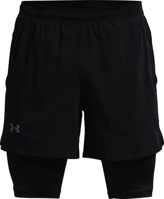 UA LAUNCH 5'' 2-IN-1 SHORT-BLK - men's running shorts - UNDER ARMOUR -  39.65 €