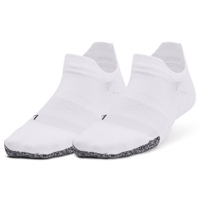 UNDER ARMOUR UA Breathe 2 No Show Tab 2pk, White