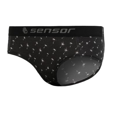 SENSOR MERINO IMPRESS ladies panties black/pattern