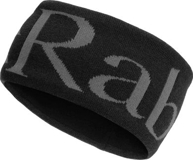 RAB Rab Knitted Logo Headband, anthracite