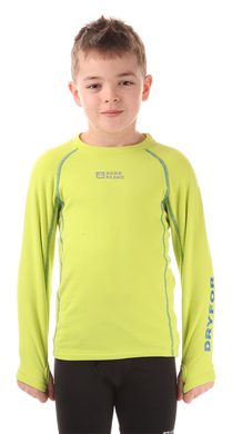 NORDBLANC NBBKD3883L DEFENDER jasně zelená - Dětské termo tričko