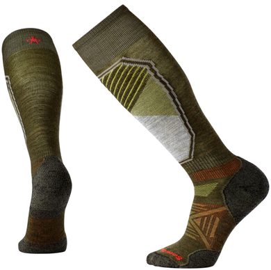 SMARTWOOL PHD SKI LIGHT PATTERN, loden