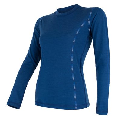 SENSOR MERINO AIR ladies long sleeve shirt dark blue