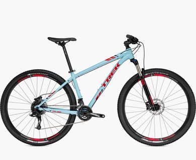 TREK X-CALIBER 8 Powder Blue/Red - odpružené horské kolo