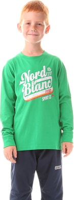 NORDBLANC NBFKT5974S SHOW amazonská zelená - dětské tričko
