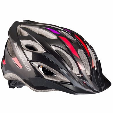 BONTRAGER 434545 SOLSTICE BK/RD - Cyklistická přilba